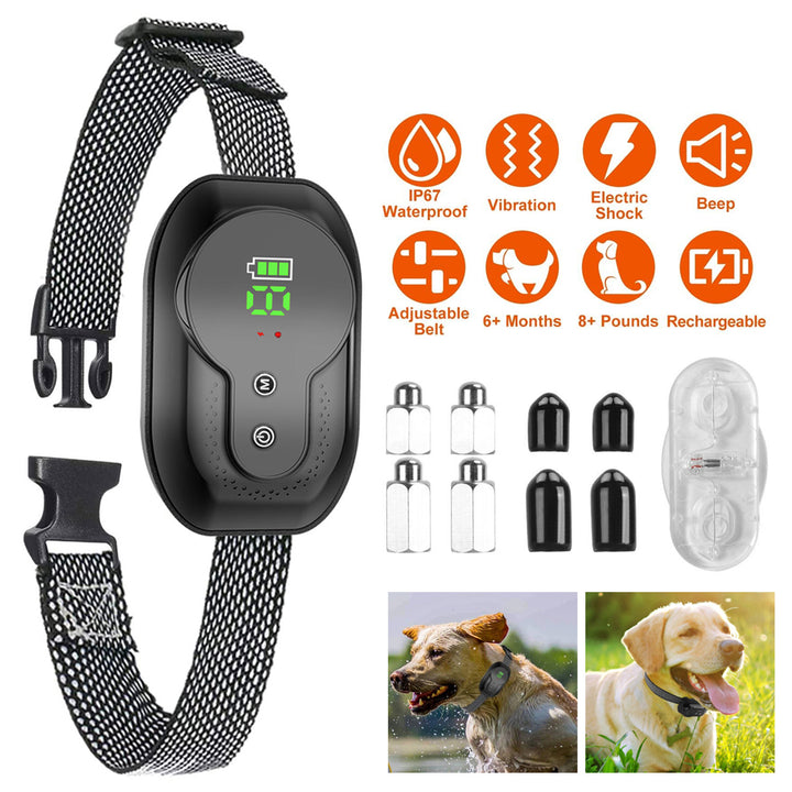 PetMacroElectricAntiBarkingTrainingCollar-DetailsFront