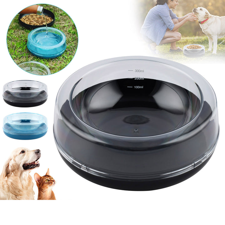 PetMacroOutdoorPetFoodBowl-Frontview-Black