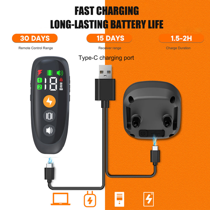 PetMacroRemoteControlDogTrainer-FrontDiagram-Black